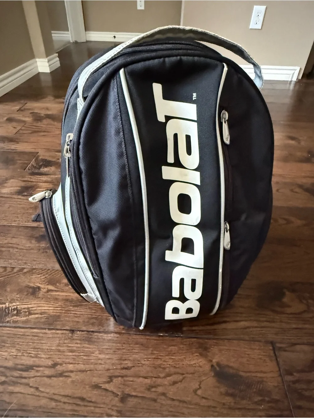 Babolat Black and White Women's Tennis Backpack